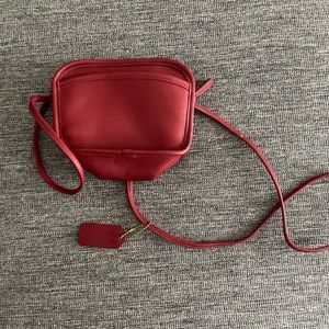 Red Coach Crossbody bag